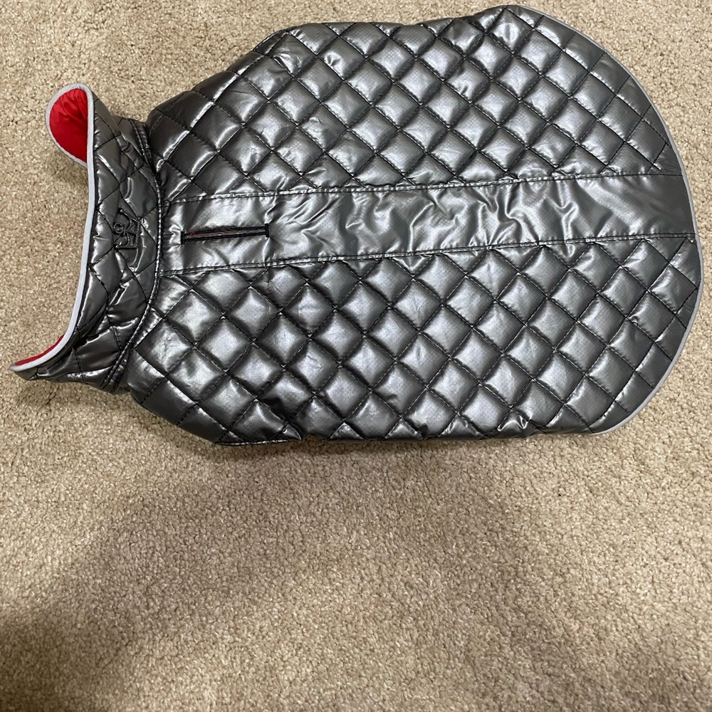 Oliver Thomas Dog coat Gunmetal